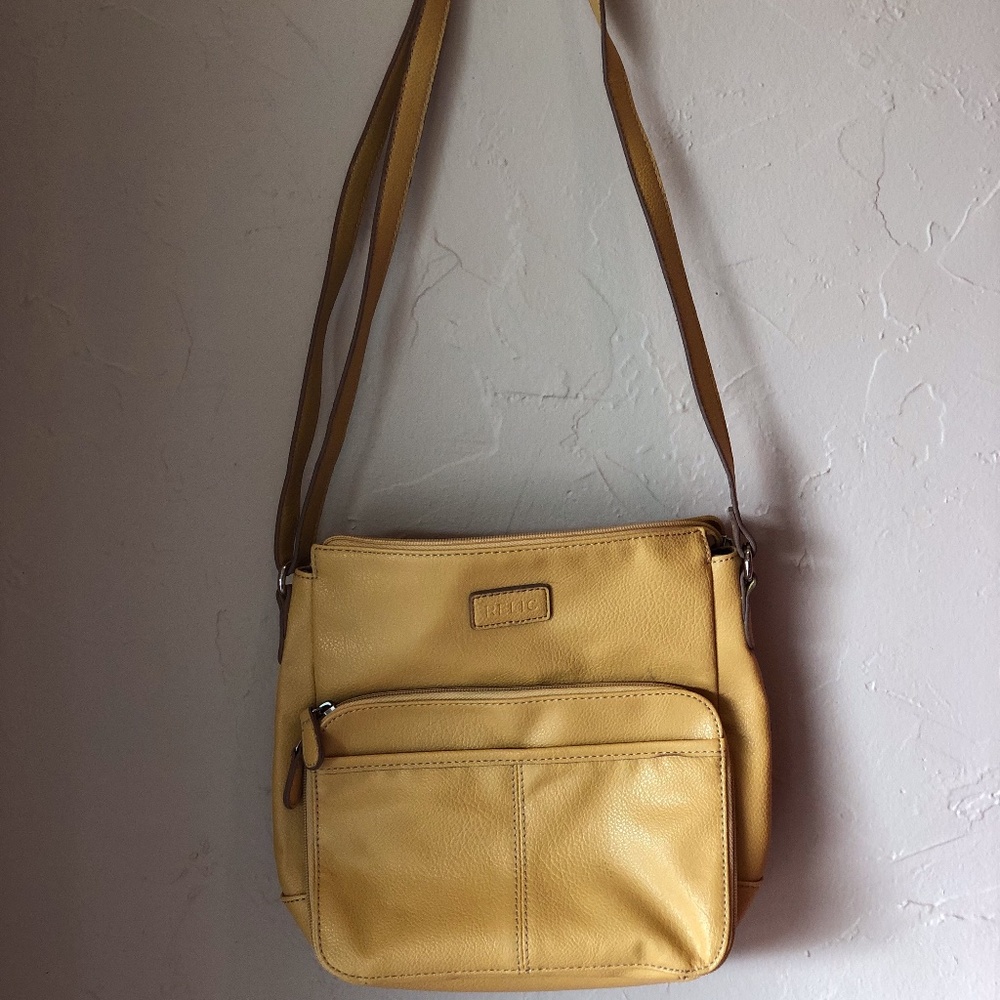 *3 for $15* Yellow Leather Bag